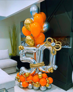 Medium Balloon Bouquet (With Helium Bundle)